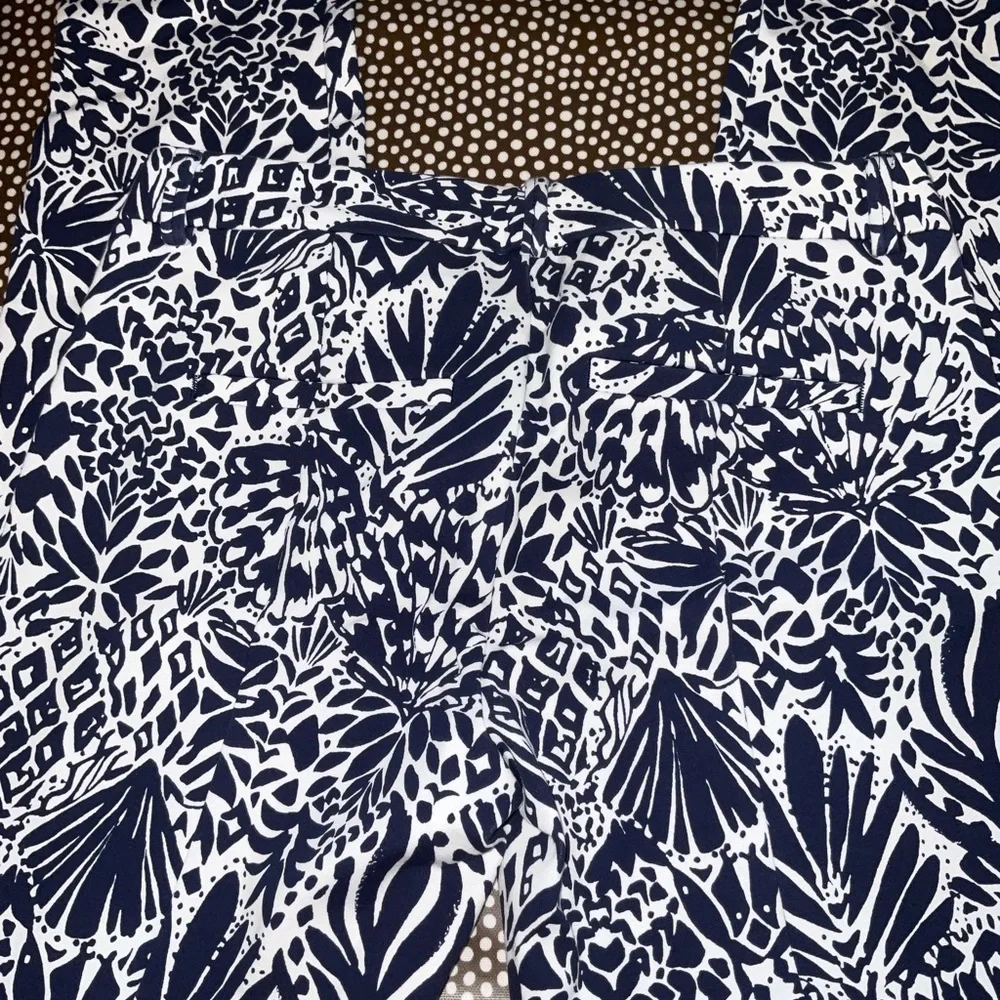 Lilly Pulitzer NWT Kelly Stretch Knit Ankle Pants $148 By Land or Sea Size 0,4 - Picture 9 of 16